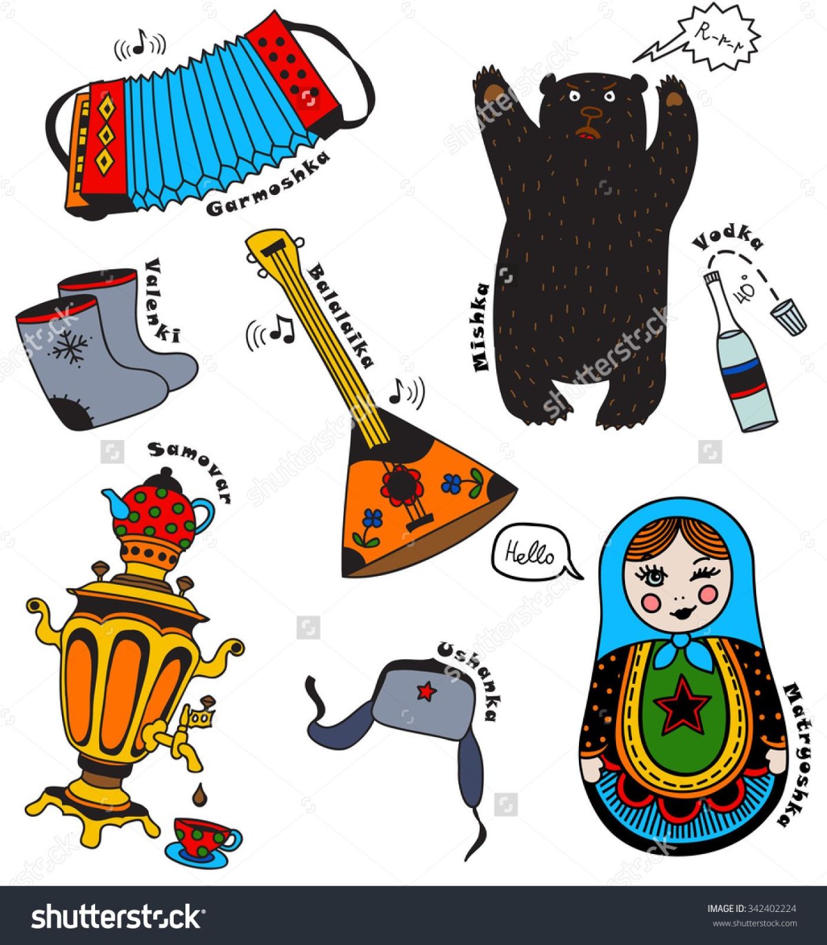 Я люблю Россию Матрешка