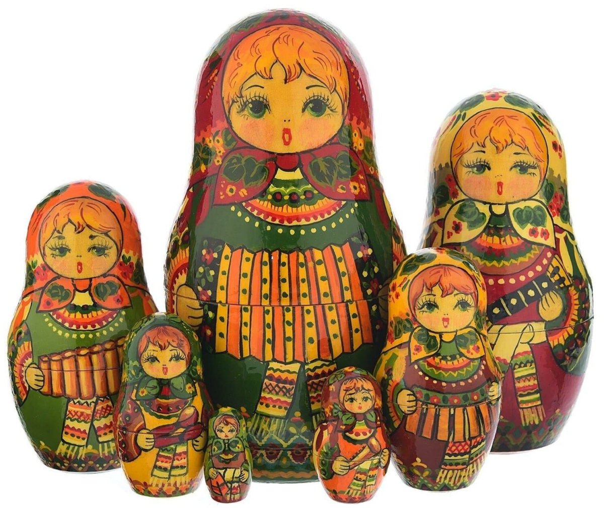 Матрешка балалайка самовар