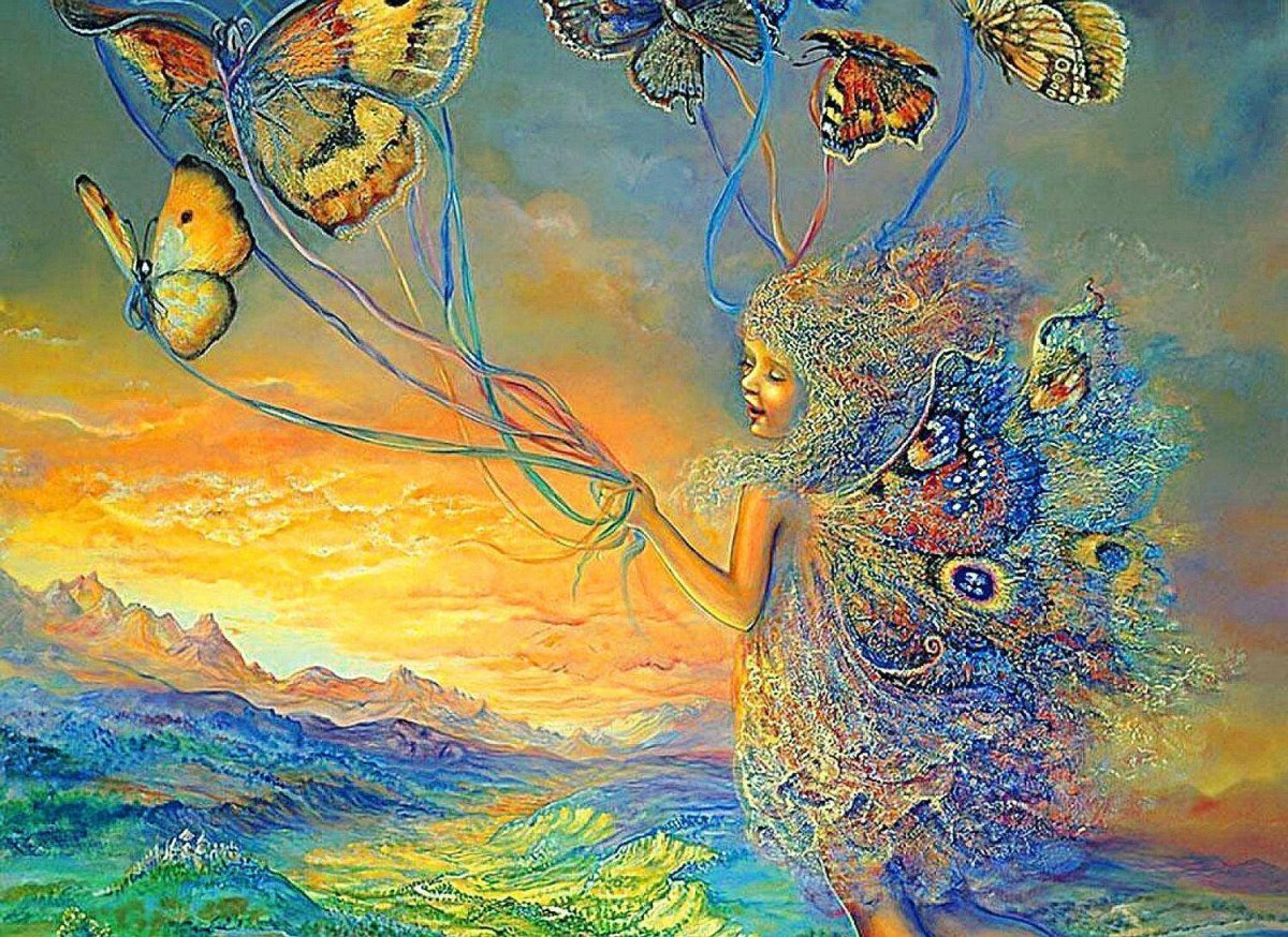 Жозефина Уолл бабочки