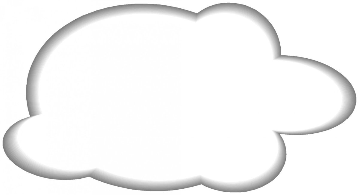 Облачко на прозрачном фоне