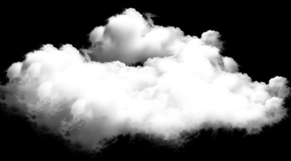 Облака на прозрачном фоне