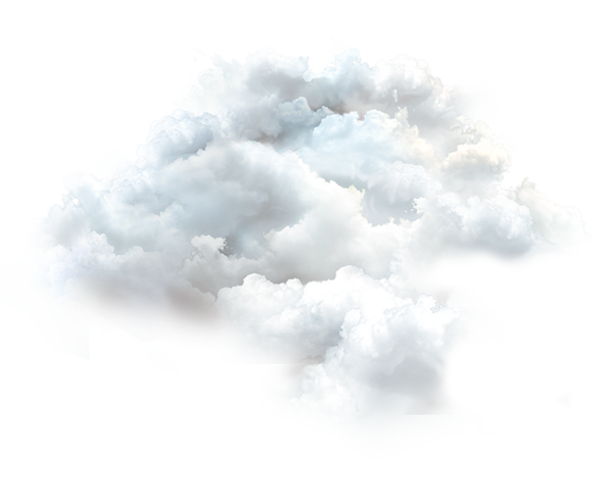 Облака на прозрачном фоне