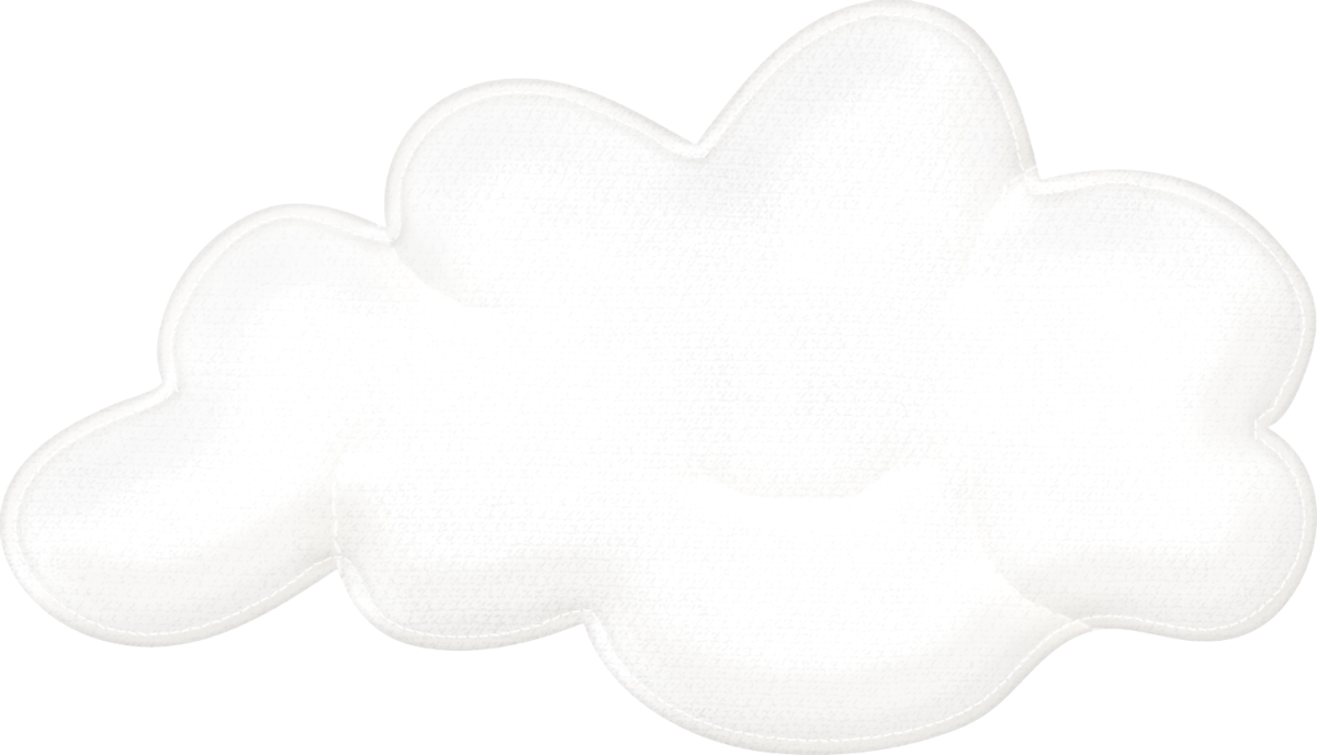 Белое облако на прозрачном фоне
