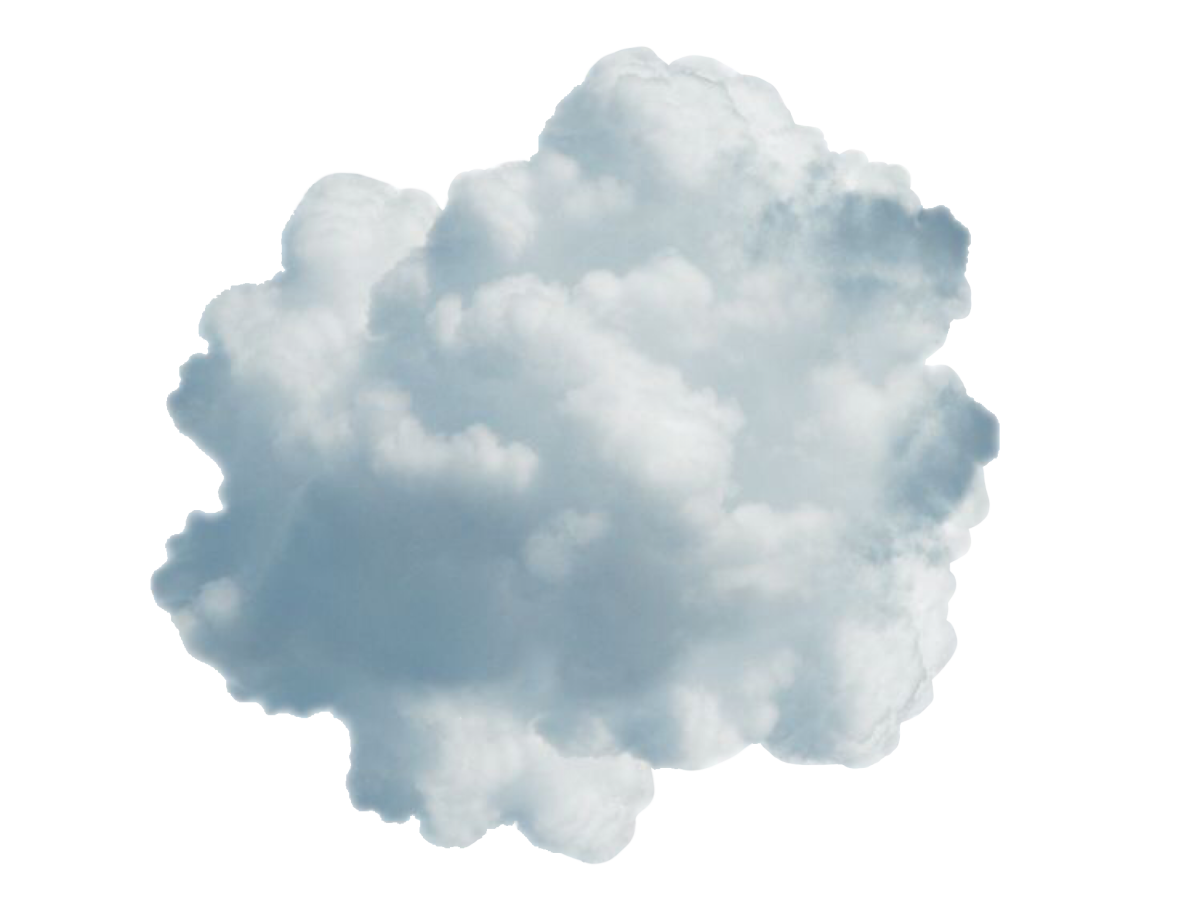 Облака на прозрачном фоне