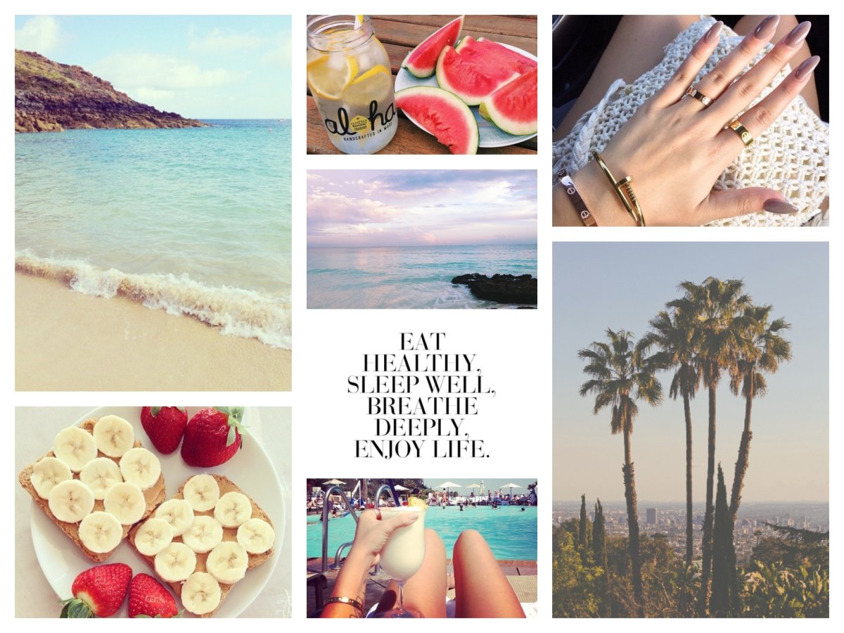 Красивый коллаж для Инстаграм