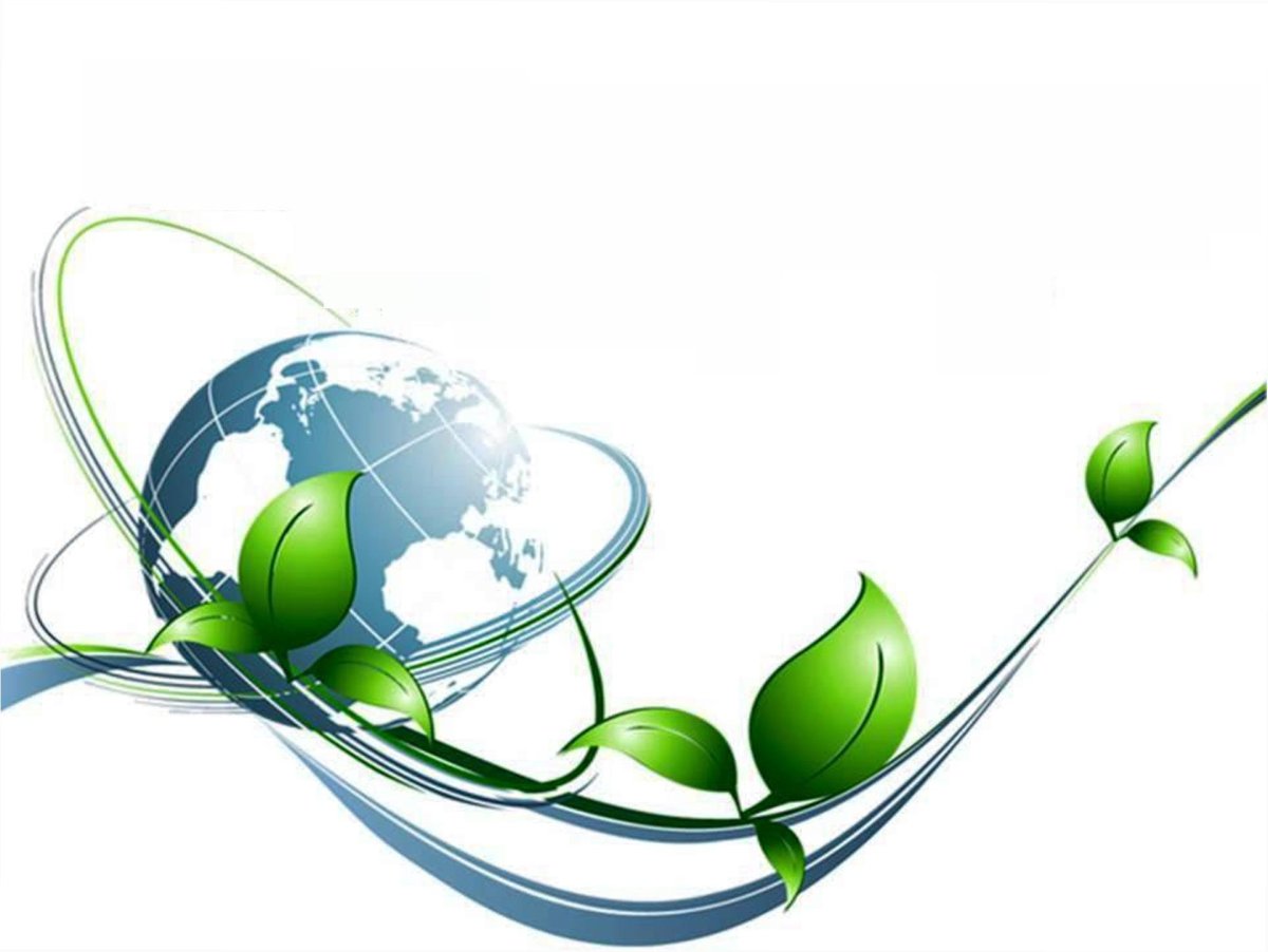 Экология на белом фоне
