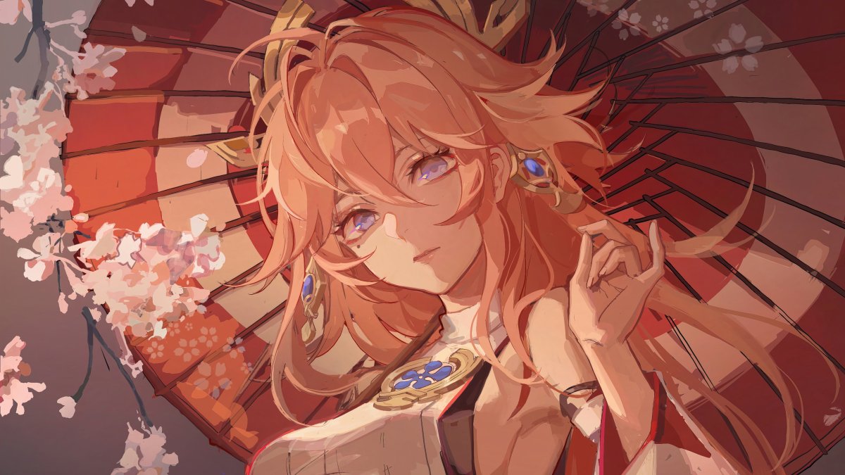 Яэ Мико Кицунэ