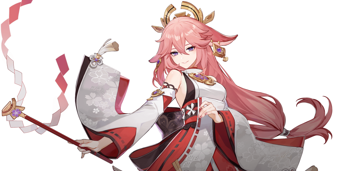 Яэ Мико Геншин арт