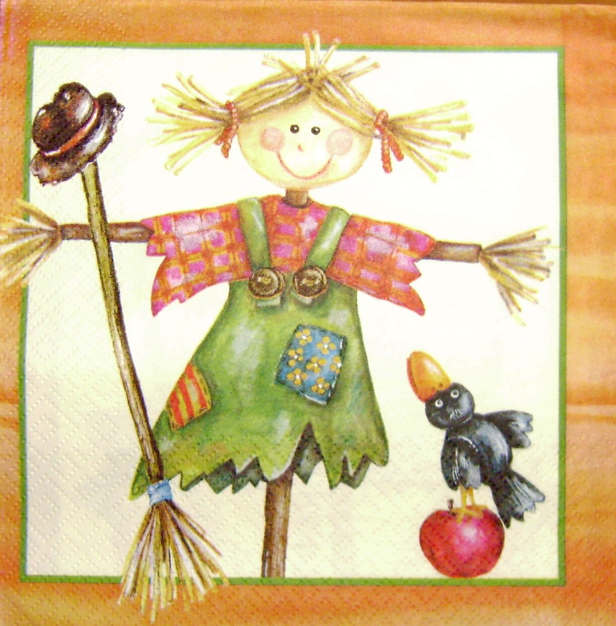 Детское огородное пугало