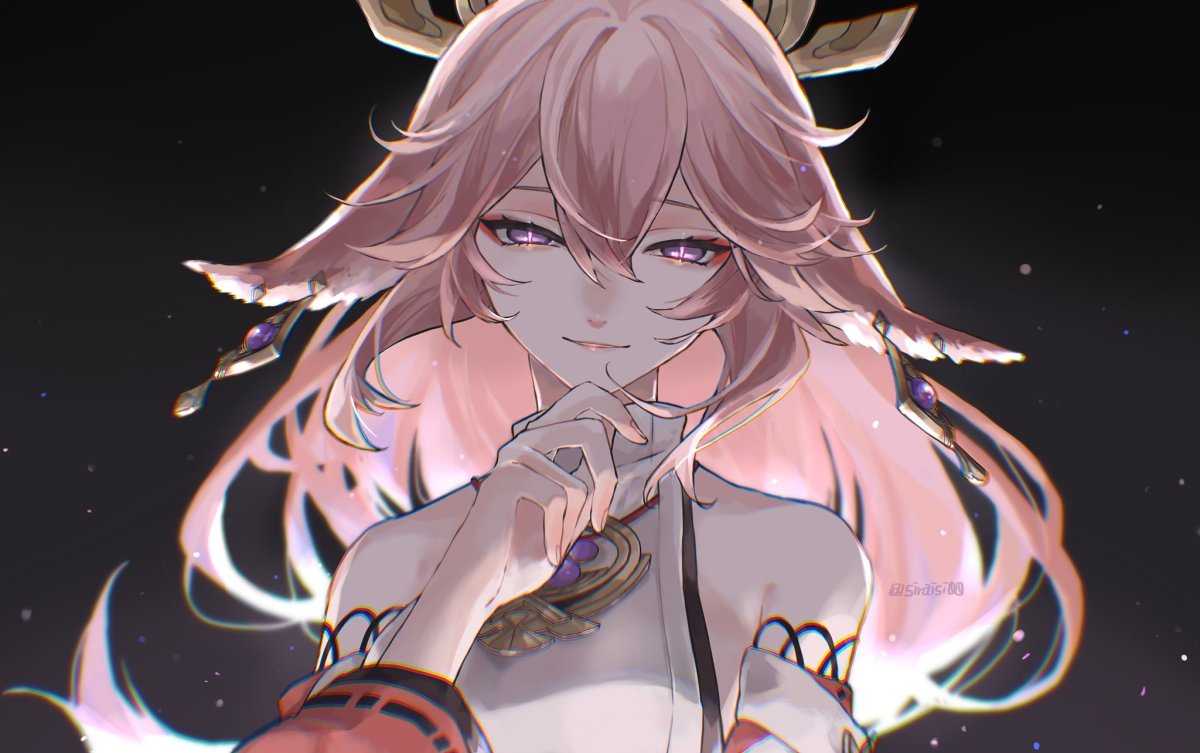 Яэ Мико Геншин арт