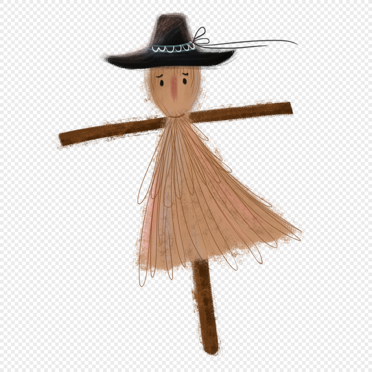 Пугало из метлы