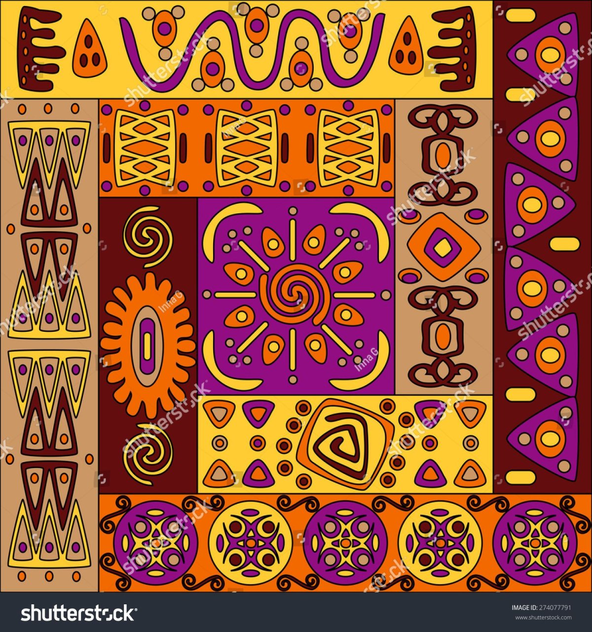 Инна Грязнова Африканский орнамент