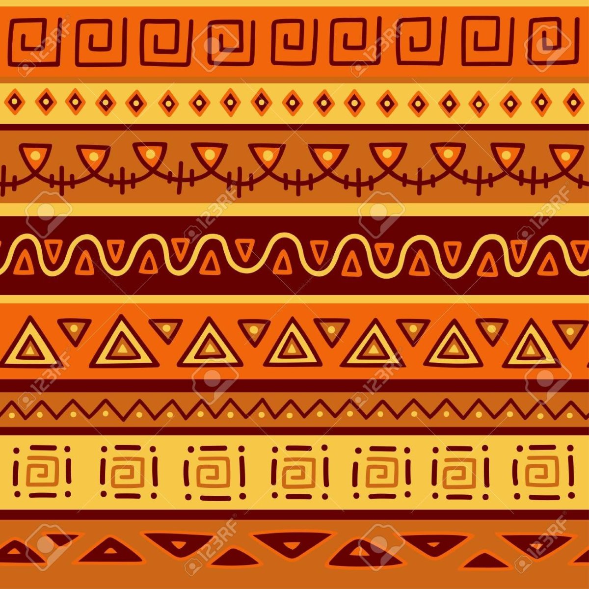 Африканские узоры вектор