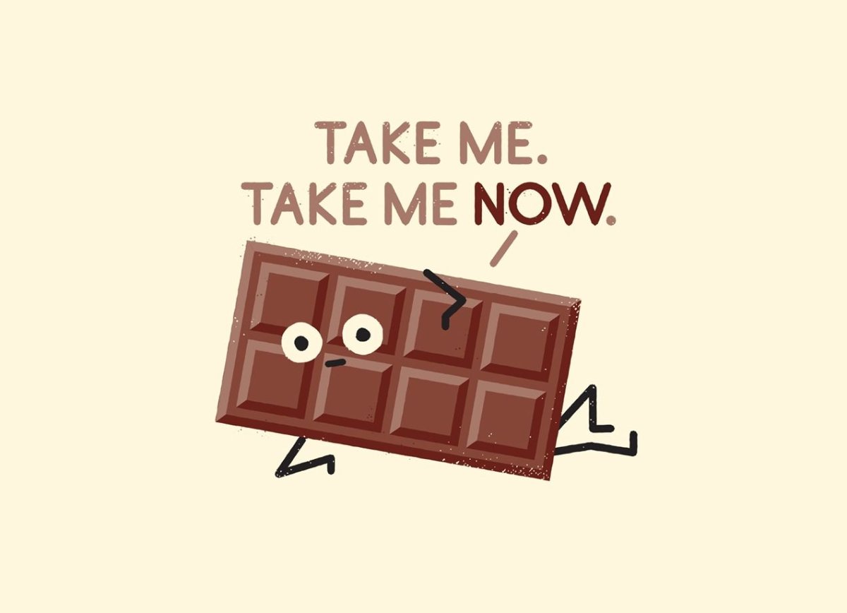 Смешной шоколад