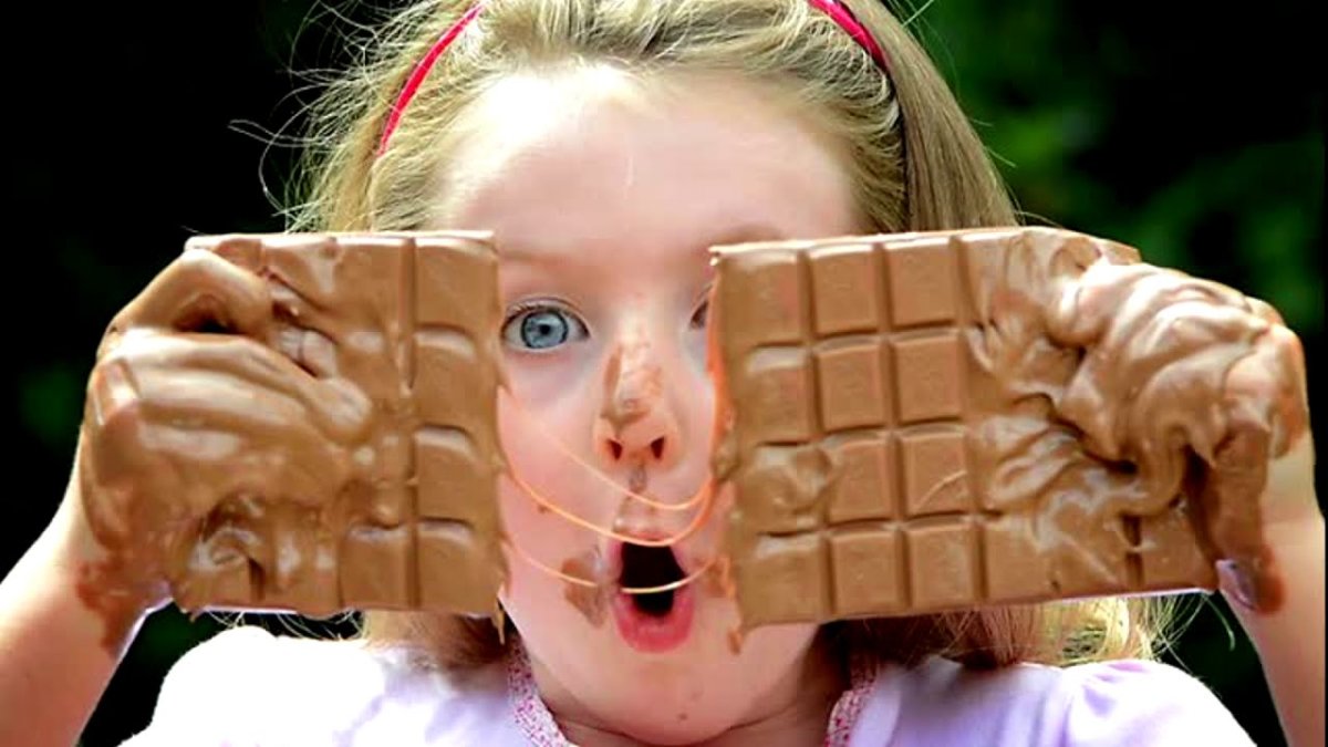 Растаявшая шоколадка