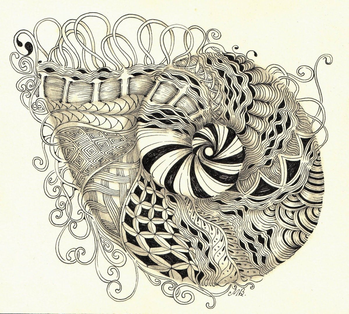 Зентангл Дуглас