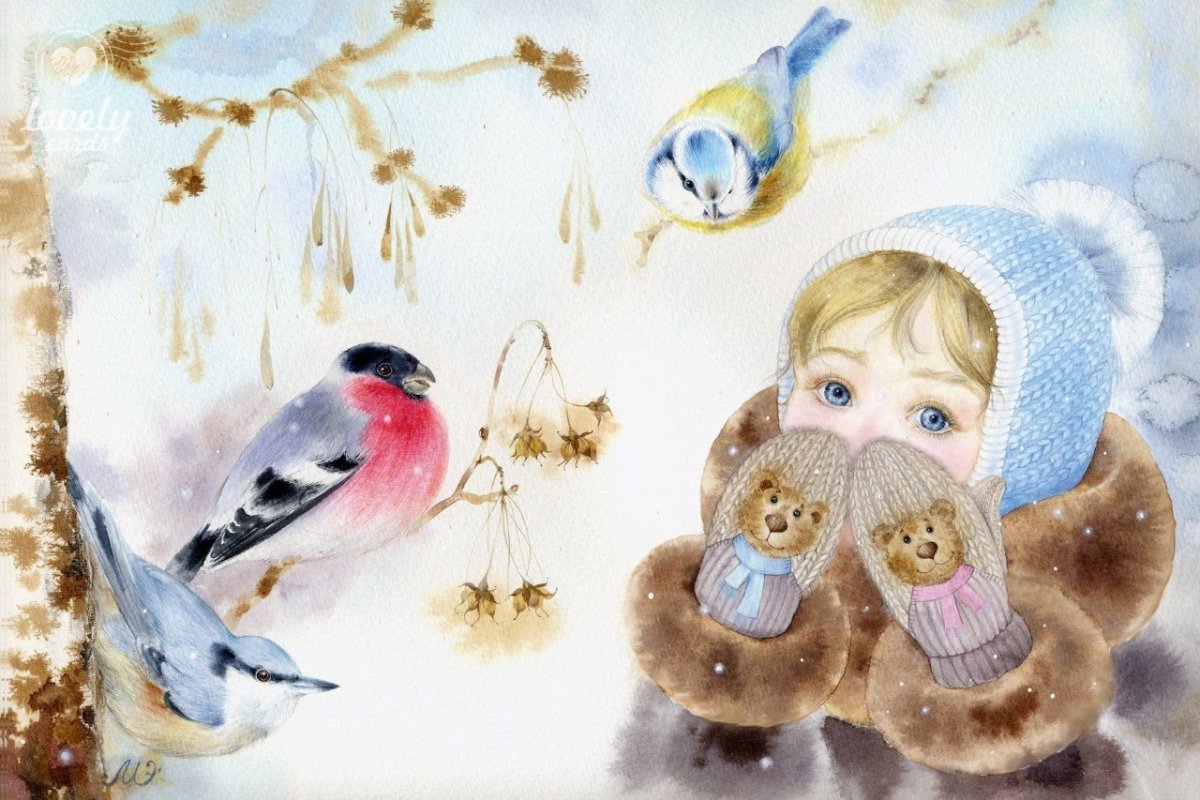 Снегирь девочка