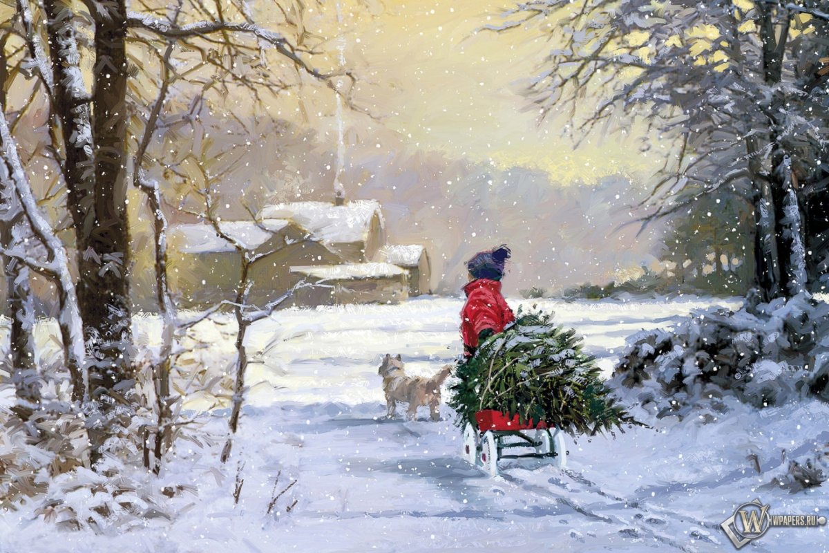 December надпись