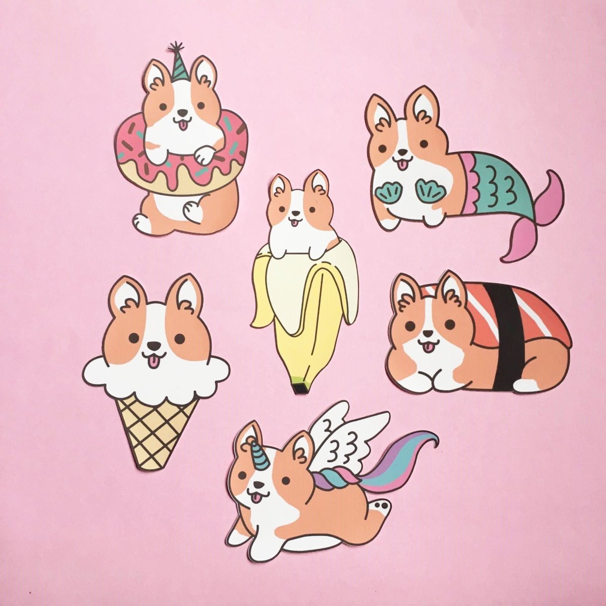 Корги на прозрачном фоне