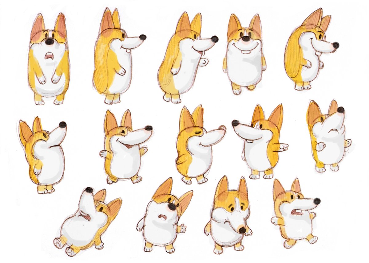 Срисовать корги