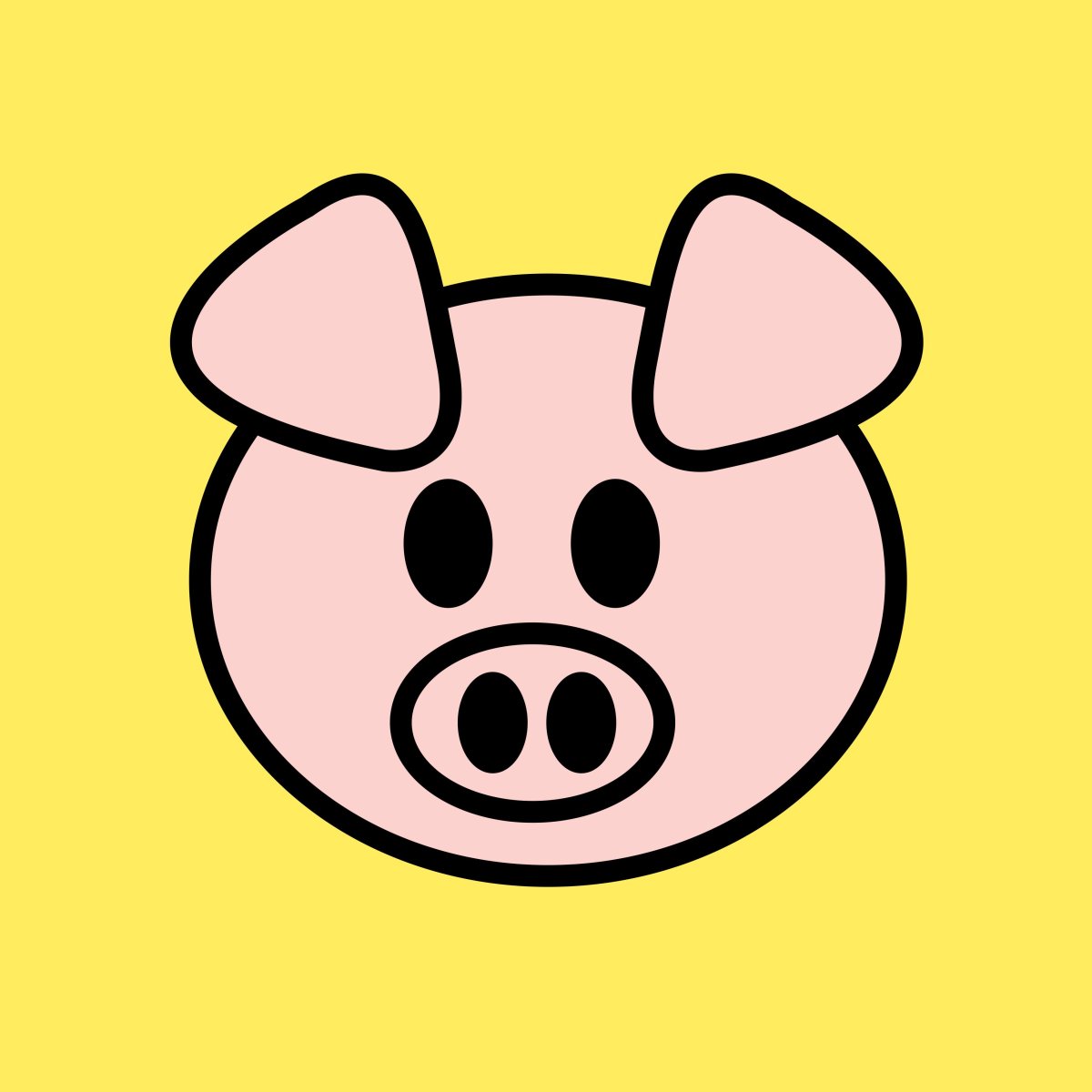 Свинка на аву