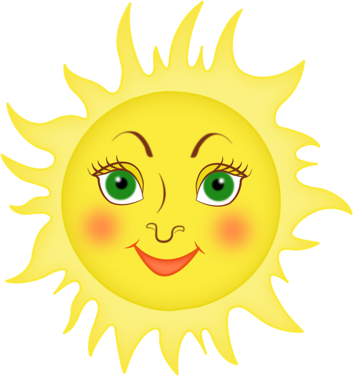 Солнышко с лучиками