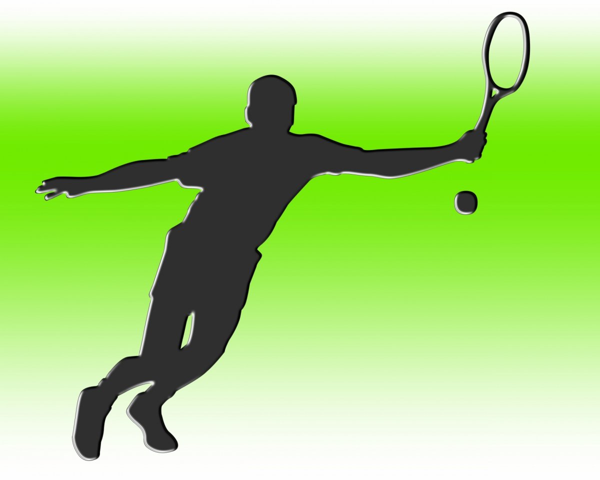 Теннис иллюстрация