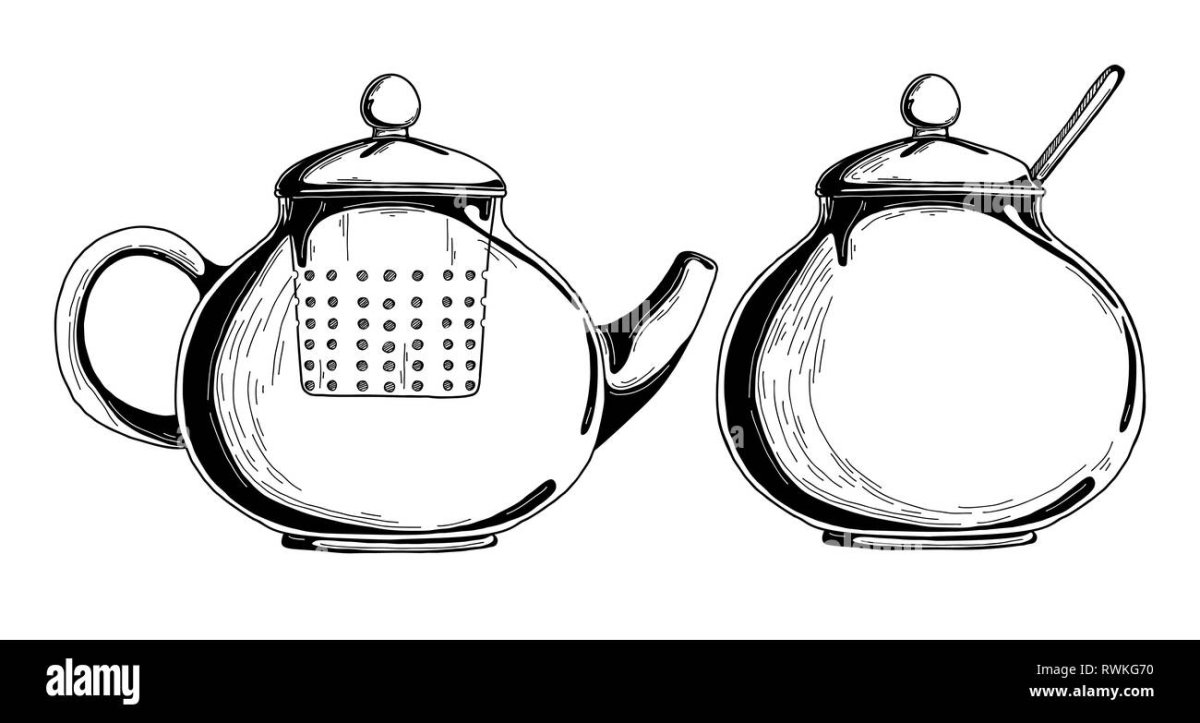 Заварочный чайник карандашом