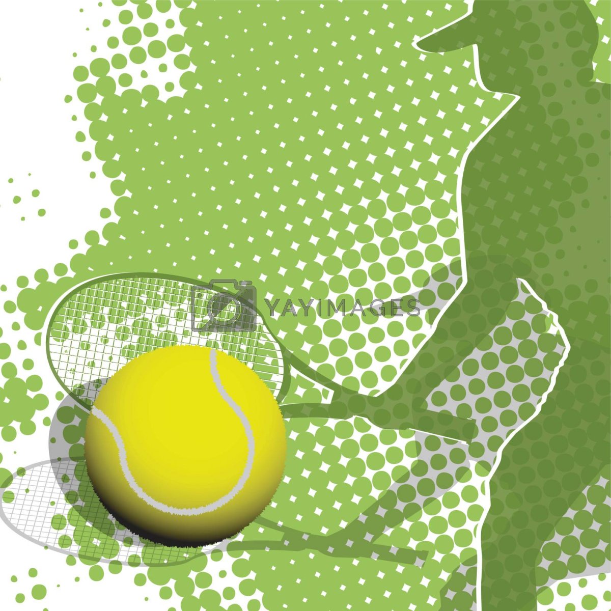 Теннис векторное изображение