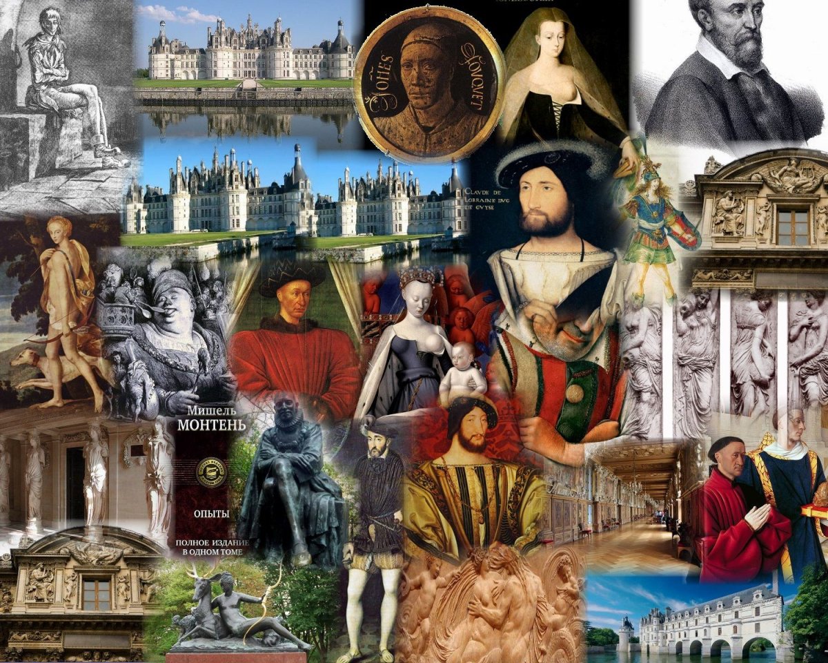 Ренессанс эпоха Возрождения коллаж