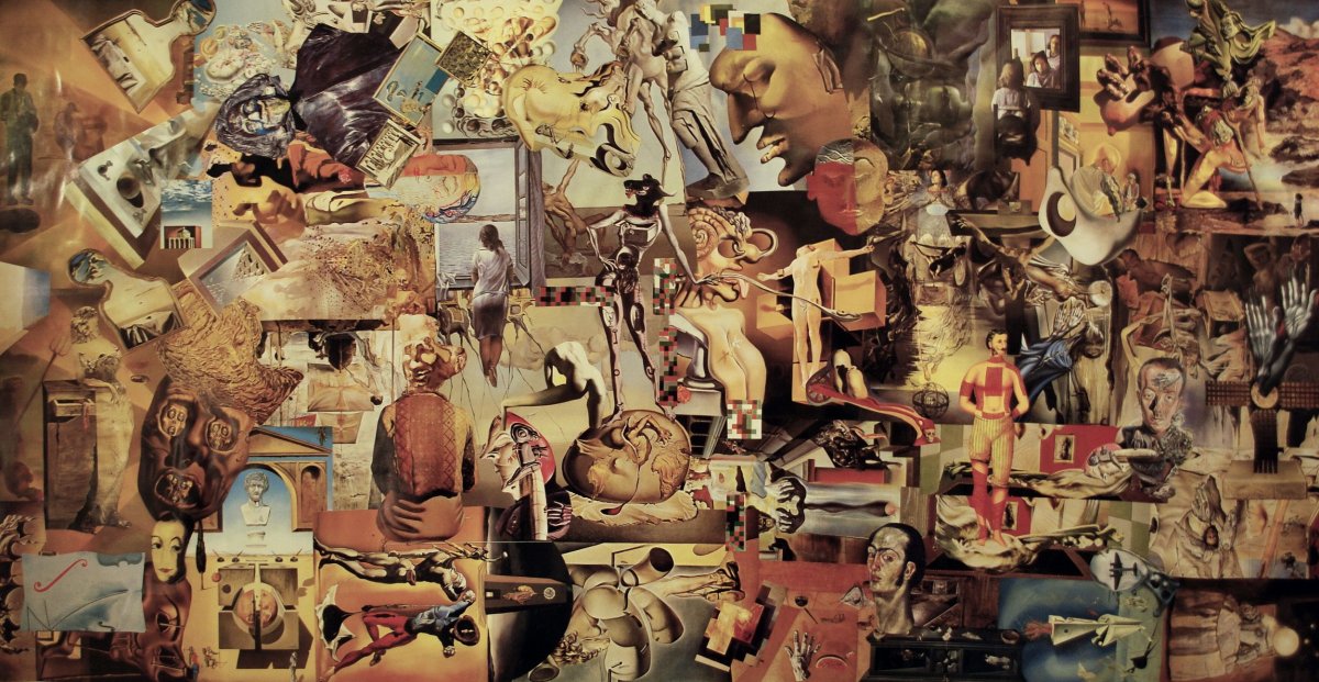 Сальвадор дали коллаж