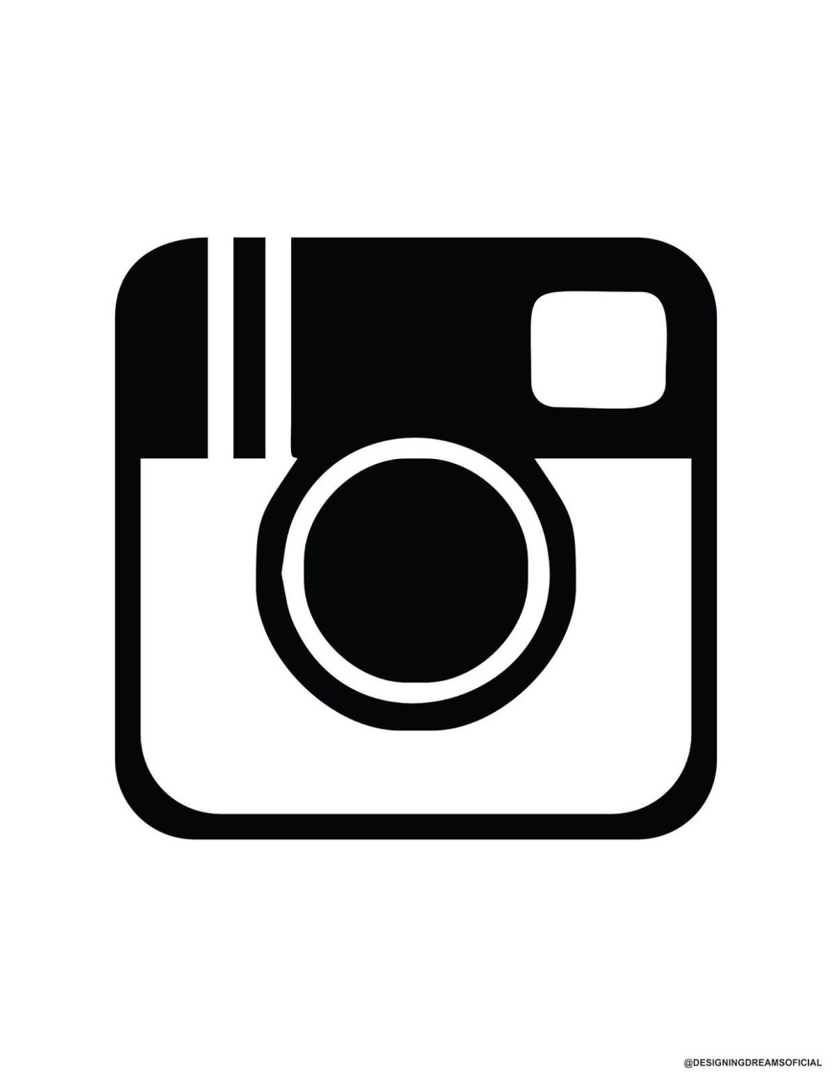 Значок инстаграма для визитки