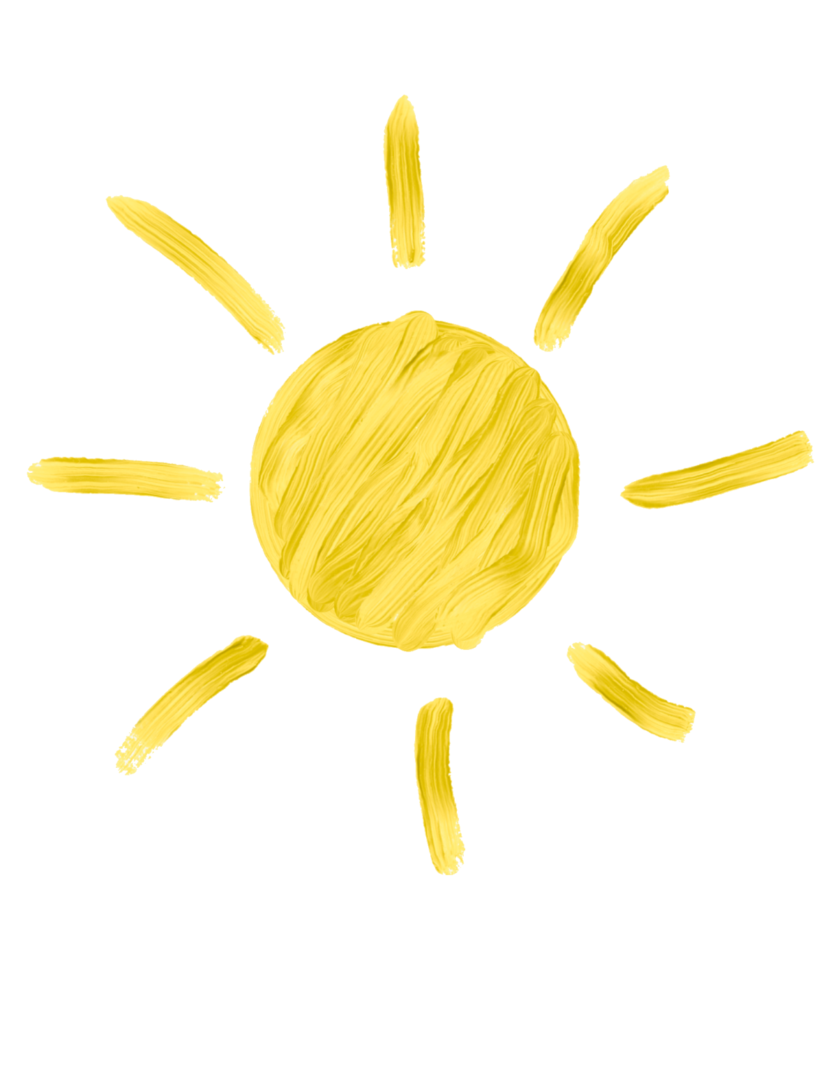 Солнце стикер