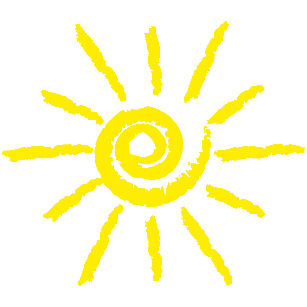 Нарисованное солнце Эстетика