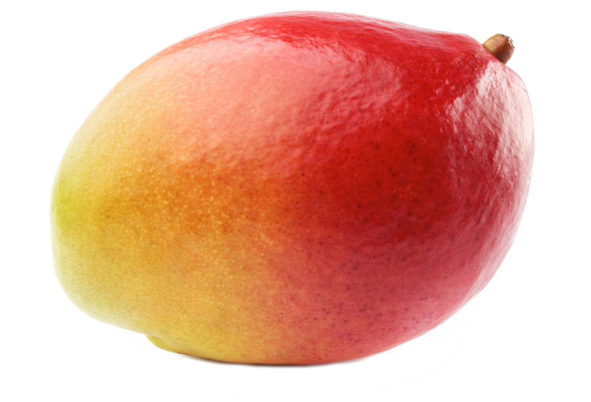 Апельсин на белом фоне