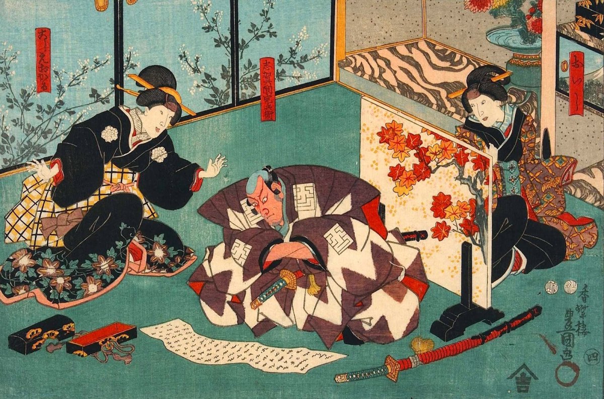 Японские Гравюры укиё-э