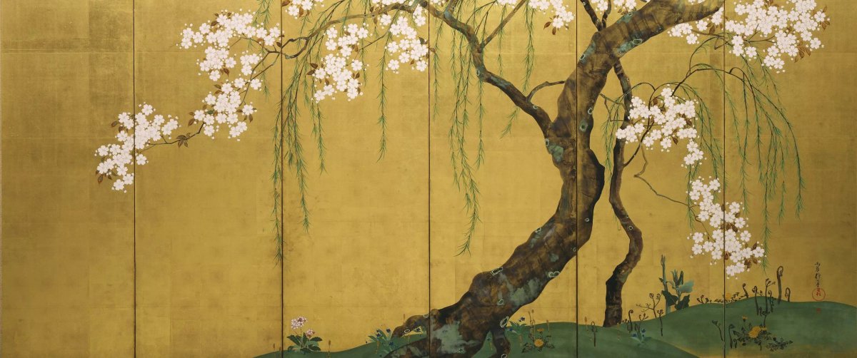 Огата Корин бурные волны