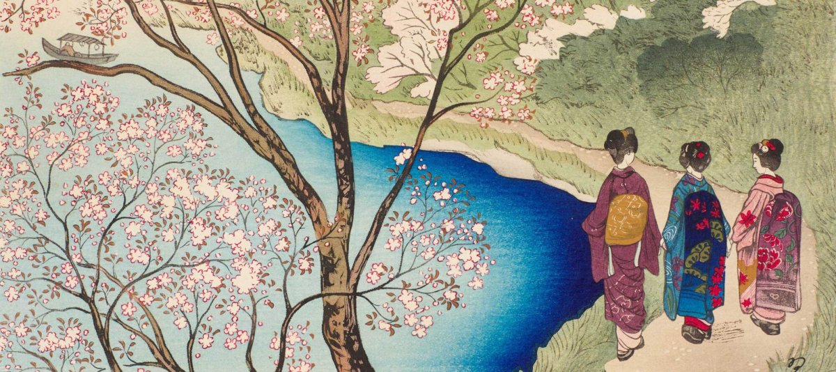 Японская живопись Гармония