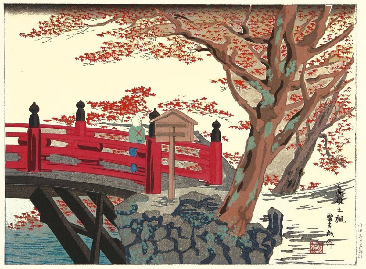 Киото живопись Японии