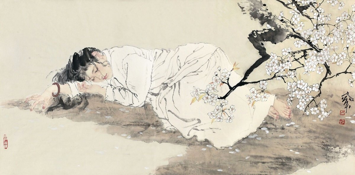 Художник китайский Хэ Цзяин