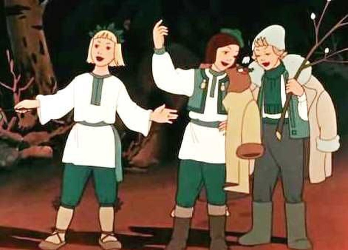 Девушка с подснежниками