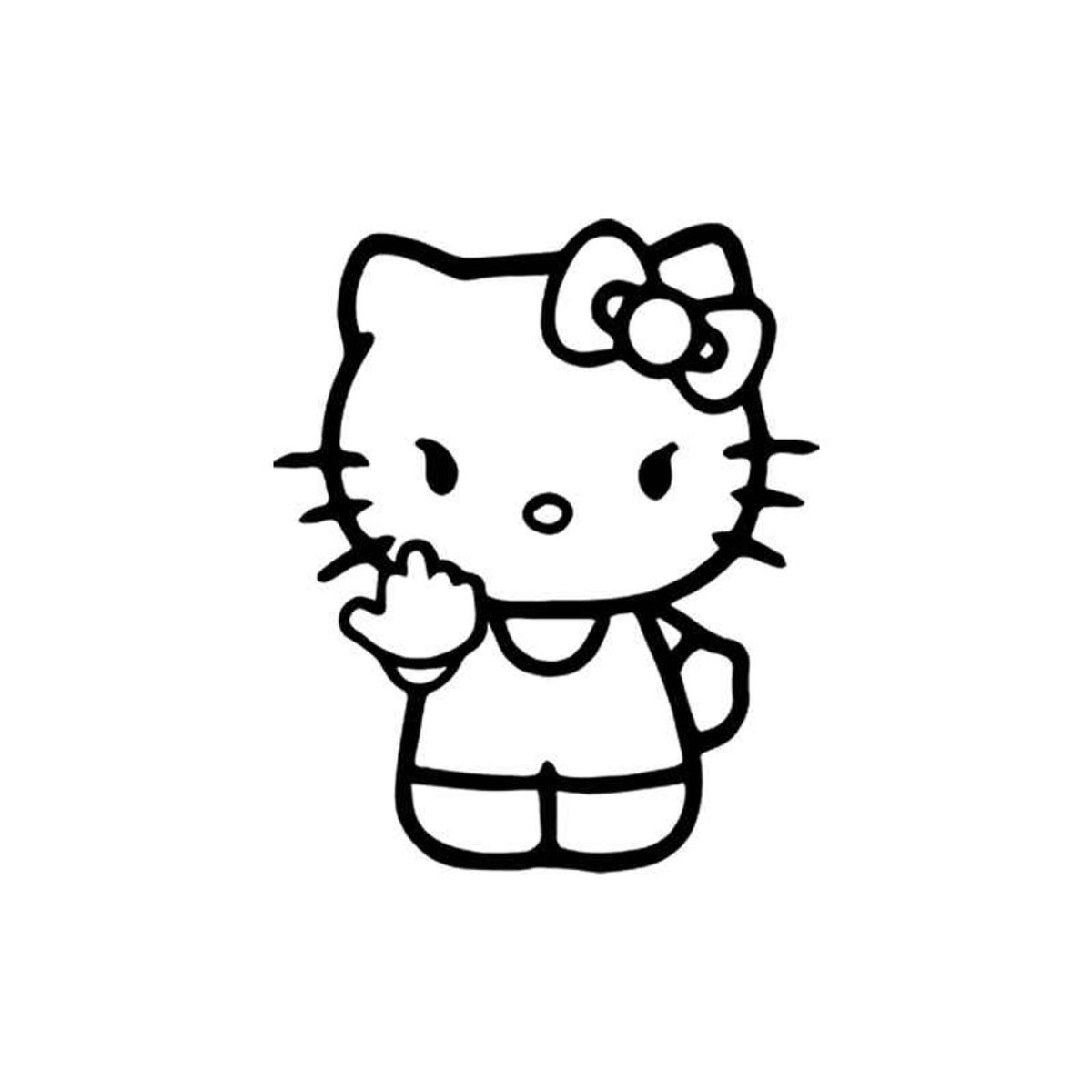 Hello Kitty эскиз