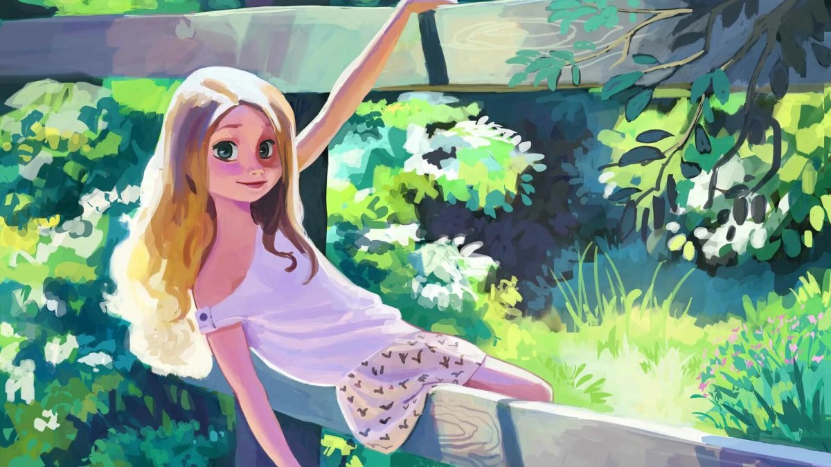 Нарисованный пляж