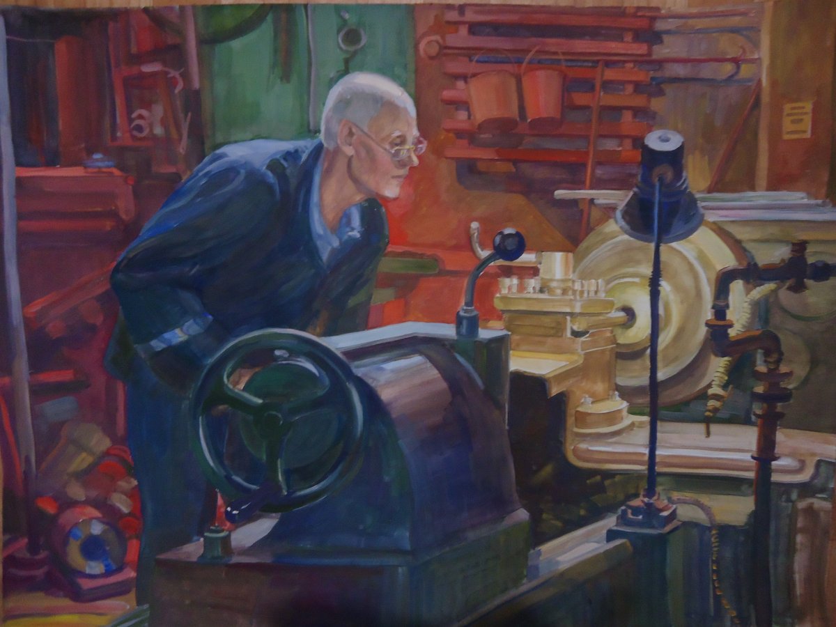 Токарь картина