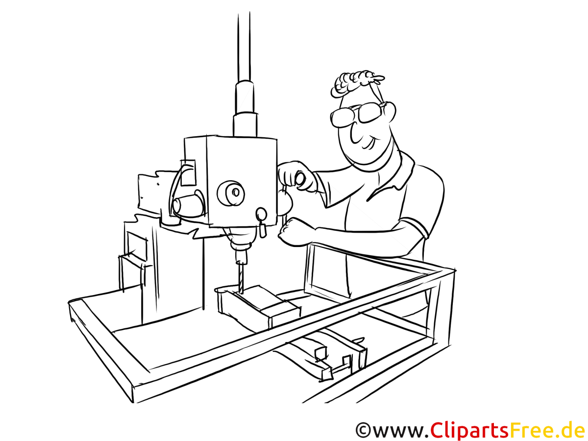 Станочник рисунок