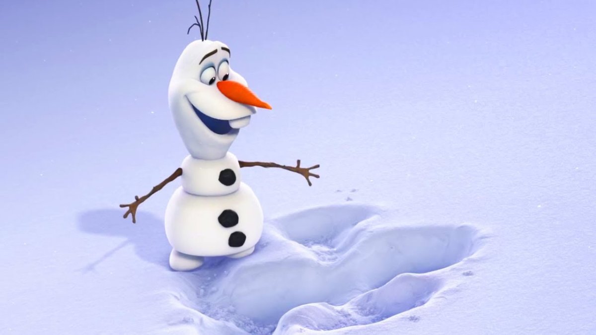 Снеговик Олаф мультфильм