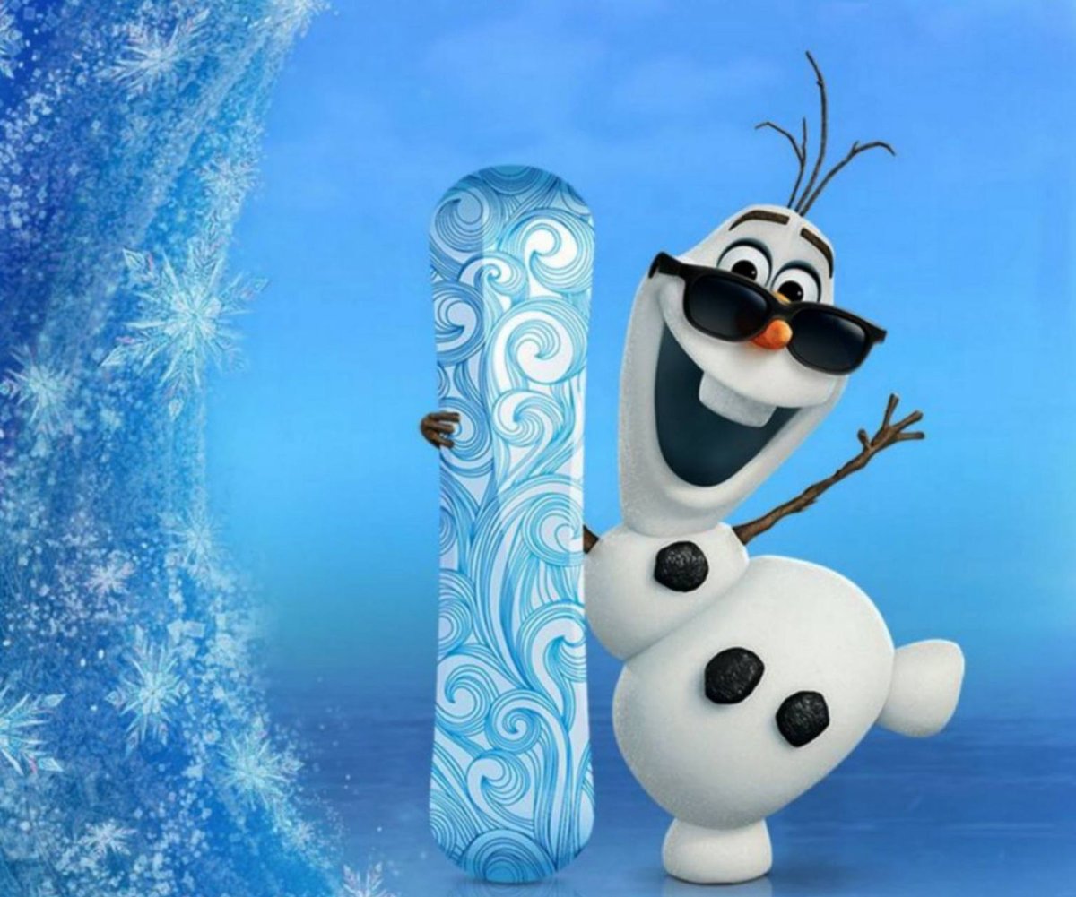 Олаф из мультфильма Снеговик