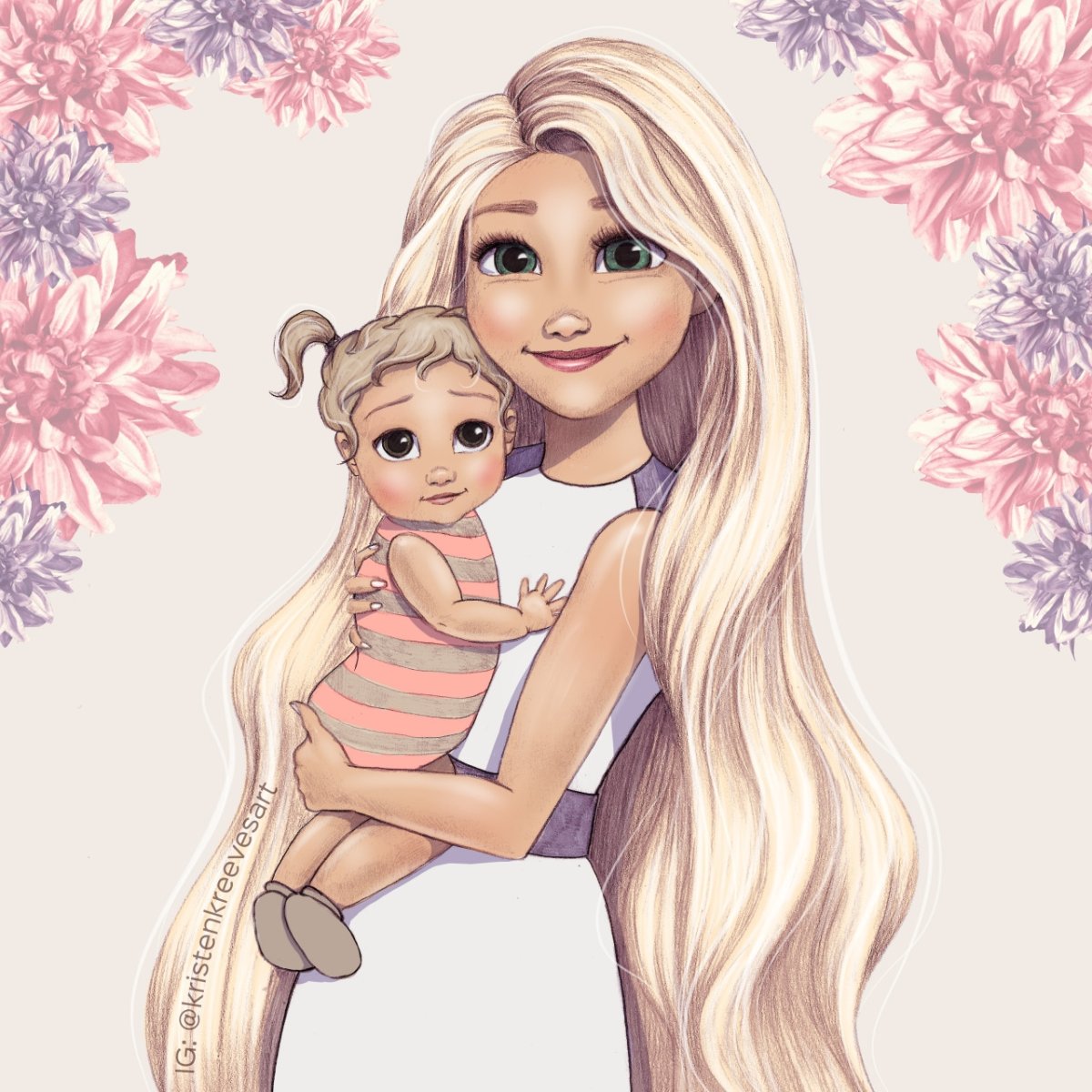 Дочь Рапунцель Дисней