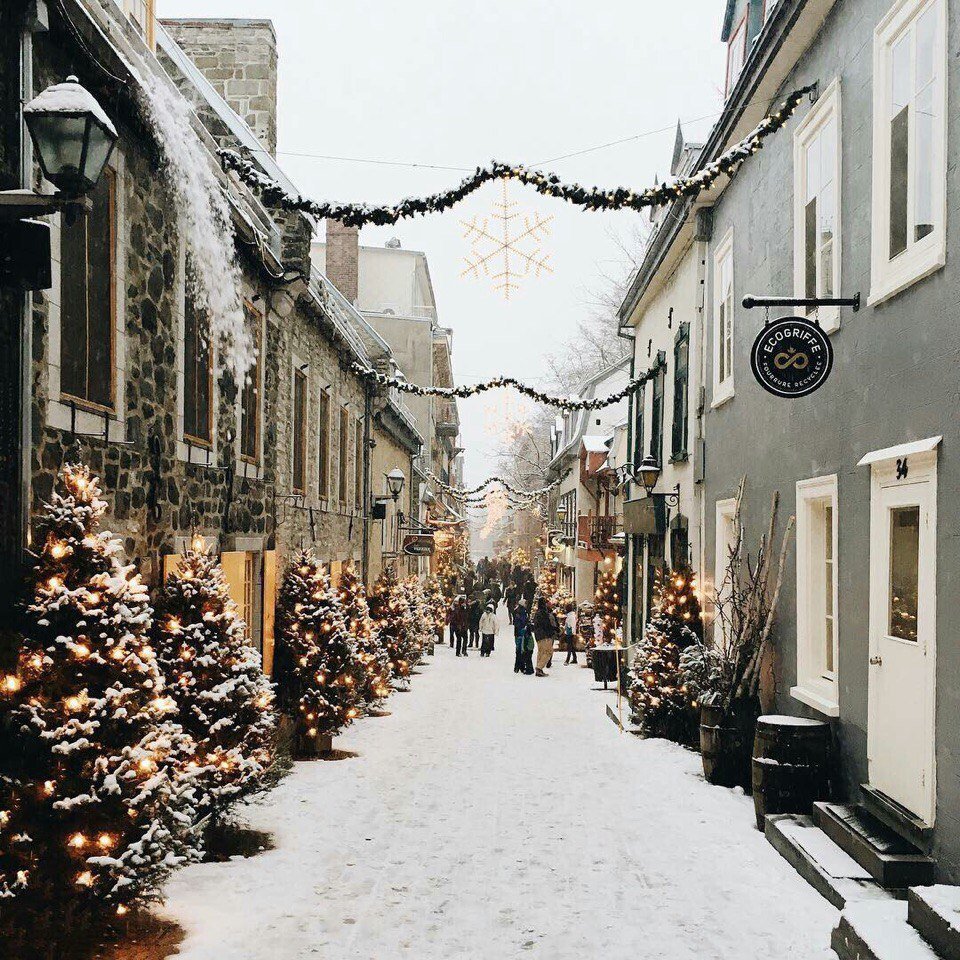 Новогодний город