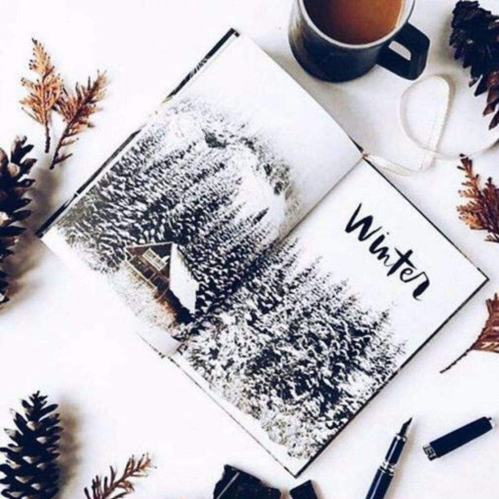 Зимние раскладки для инстаграма